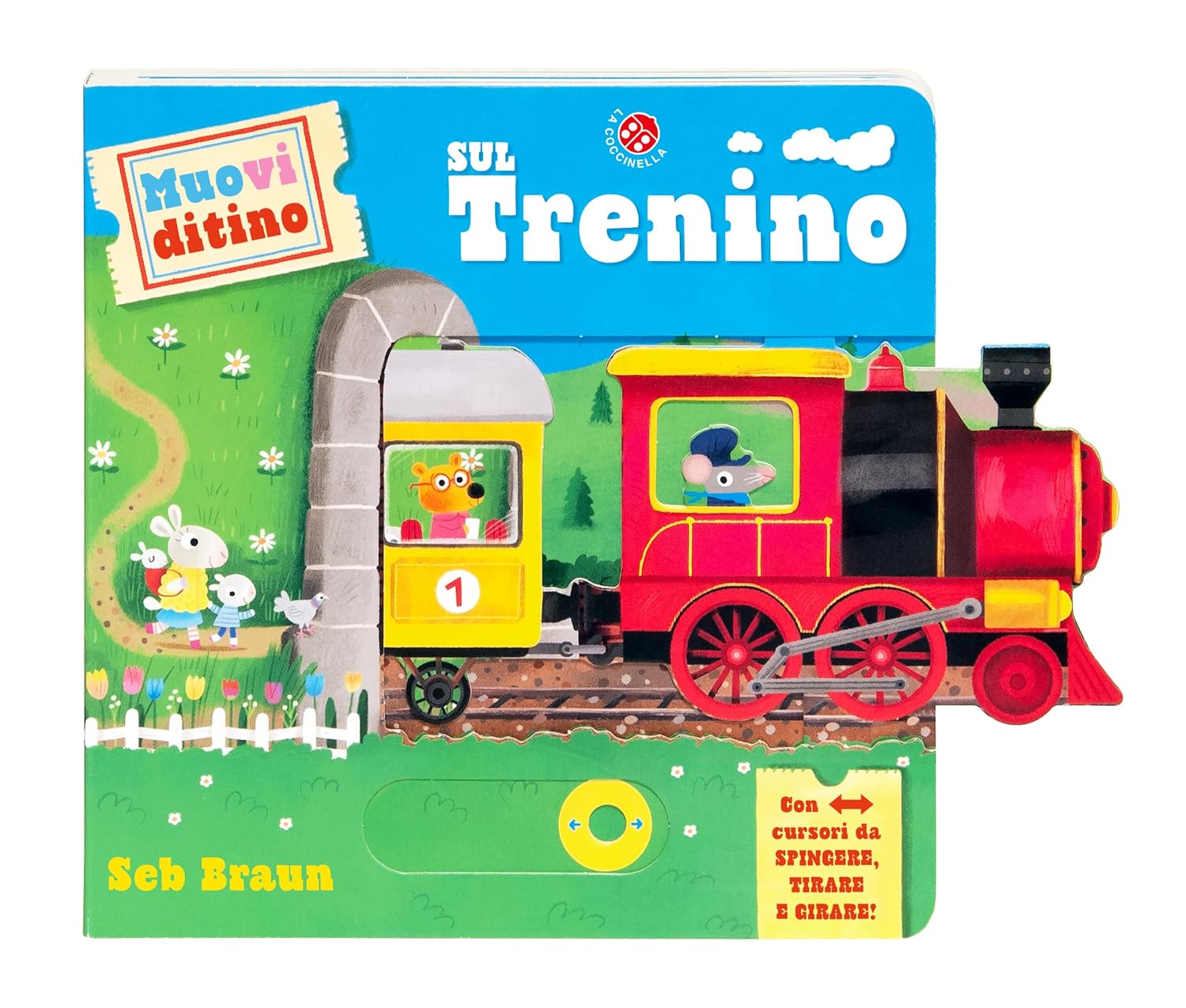 Sul trenino. Muovi ditino. Ediz. illustrata