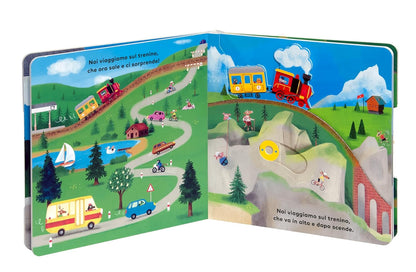 Sul trenino. Muovi ditino. Ediz. illustrata