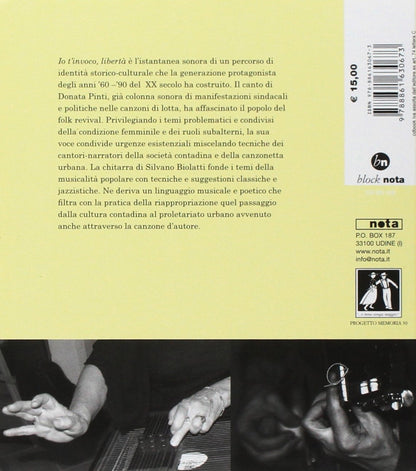 Donata Pinti - Io T`Invoco Liberta. Con Libro