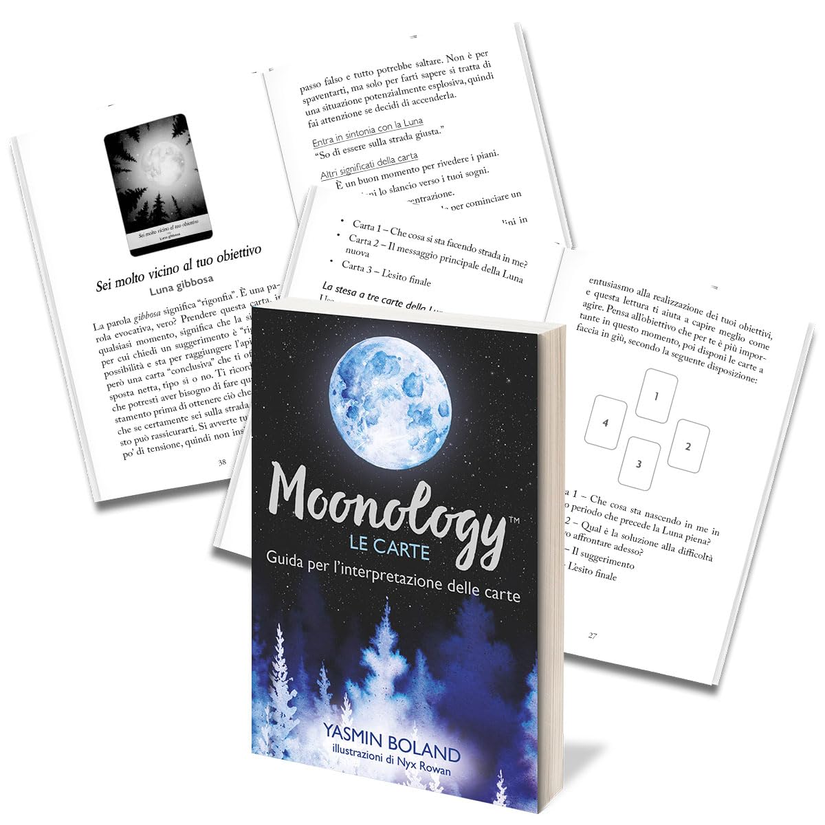 Le Carte dell'Oracolo Moonology. 44 carte oracolari con guida illustrata. Scopri la magia della luna e il potere delle fasi lunari.