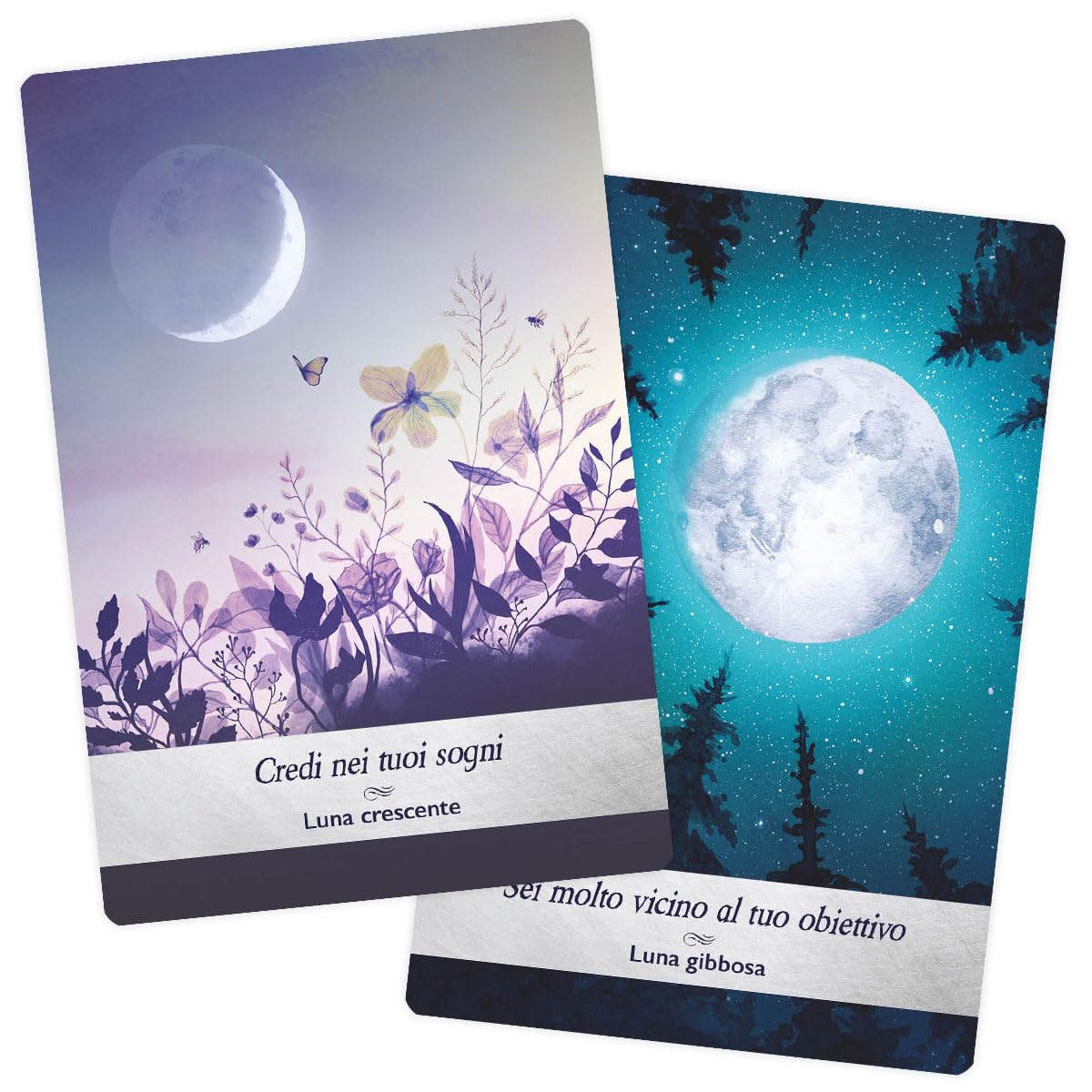 Le Carte dell'Oracolo Moonology. 44 carte oracolari con guida illustrata. Scopri la magia della luna e il potere delle fasi lunari.