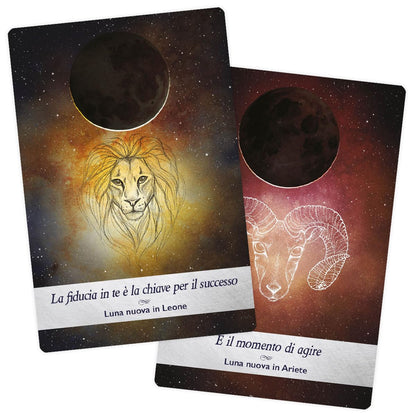 Le Carte dell'Oracolo Moonology. 44 carte oracolari con guida illustrata. Scopri la magia della luna e il potere delle fasi lunari.