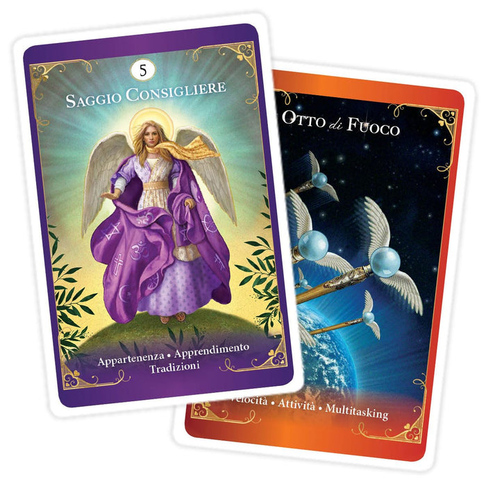 Tarocchi con i Messaggi degli Angeli Custodi. 78 carte. Con Libro