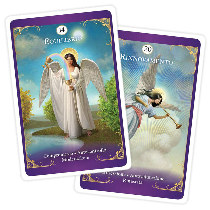 Tarocchi con i Messaggi degli Angeli Custodi. 78 carte. Con Libro