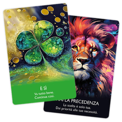 Le Risposte dell'Oracolo. 44 carte con guida illustrata. Fai una domanda leggi ogni giorno una frase. Idea Regalo apprezzato, utile, ottimale per amici, per numerologia e crescita personale