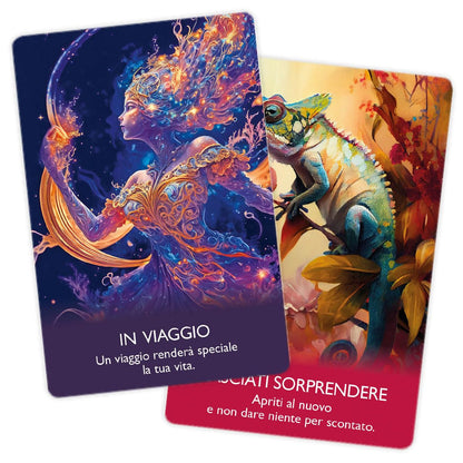 Le Risposte dell'Oracolo. 44 carte con guida illustrata. Fai una domanda leggi ogni giorno una frase. Idea Regalo apprezzato, utile, ottimale per amici, per numerologia e crescita personale