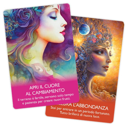 Le Risposte dell'Oracolo. 44 carte con guida illustrata. Fai una domanda leggi ogni giorno una frase. Idea Regalo apprezzato, utile, ottimale per amici, per numerologia e crescita personale