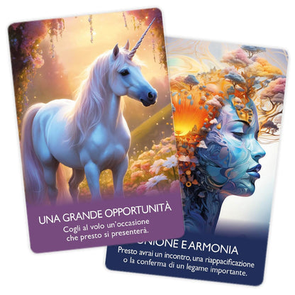 Le Risposte dell'Oracolo. 44 carte con guida illustrata. Fai una domanda leggi ogni giorno una frase. Idea Regalo apprezzato, utile, ottimale per amici, per numerologia e crescita personale