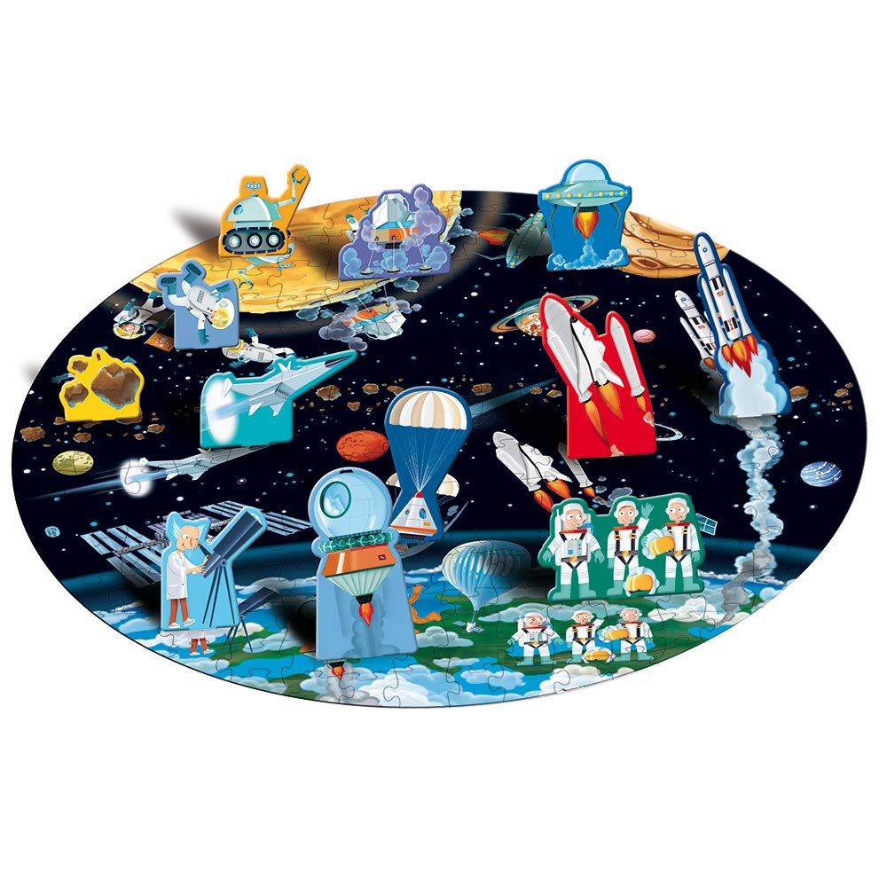 Dalla terra alla luna. Viaggia, conosci, esplora. Ediz. a colori. Con puzzle