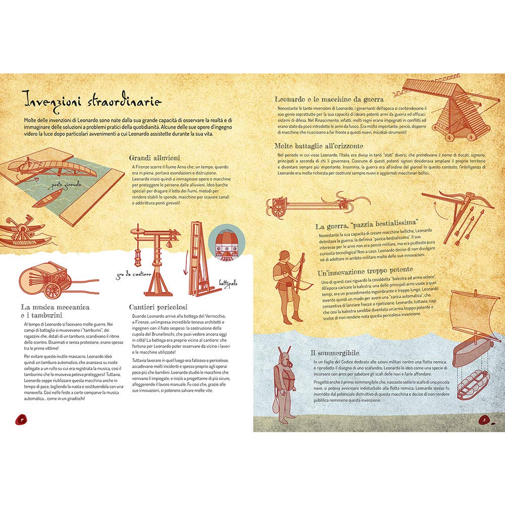 Le macchine di Leonardo da Vinci. La catapulta e la balestra. Scienziati e inventori. Con 2 gadget