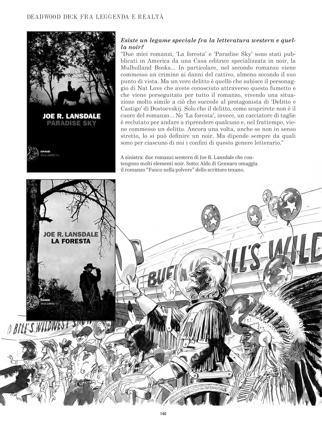 Joe R. Lansdale / Michele Masiero - Nero Come La Notte, Rosso Come Il Sangue. Deadwood Dick
