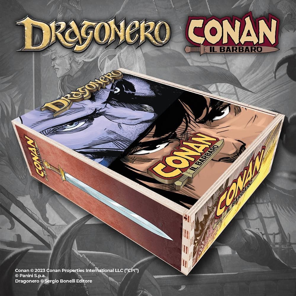 Dragonero-Conan. Box Legno