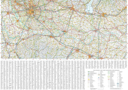 Lombardia. Road Map. Destination Touring 1:250.000