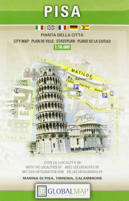 Pisa. Pianta della città 1:10.000