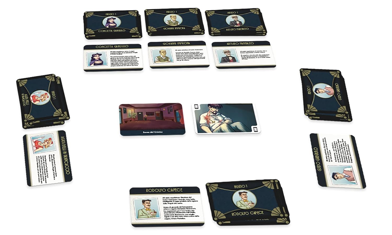 Cranio Creations - Murder Party Pocket Cala Il Sipario, Gioca e Risolvi Il Nuovo Caso Del Commissario Ricciardi, Edizione in Lingua Italiana