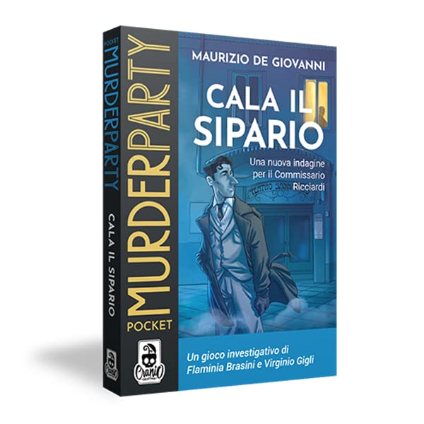 Cranio Creations - Murder Party Pocket Cala Il Sipario, Gioca e Risolvi Il Nuovo Caso Del Commissario Ricciardi, Edizione in Lingua Italiana