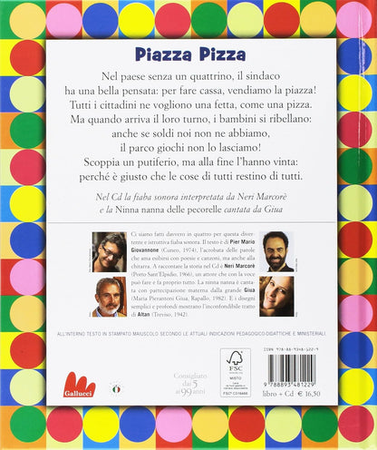 Giovannone Pier Mario - Piazza Pizza Letto Da Neri Marcore. Ediz. A Colori. Con Cd Audio