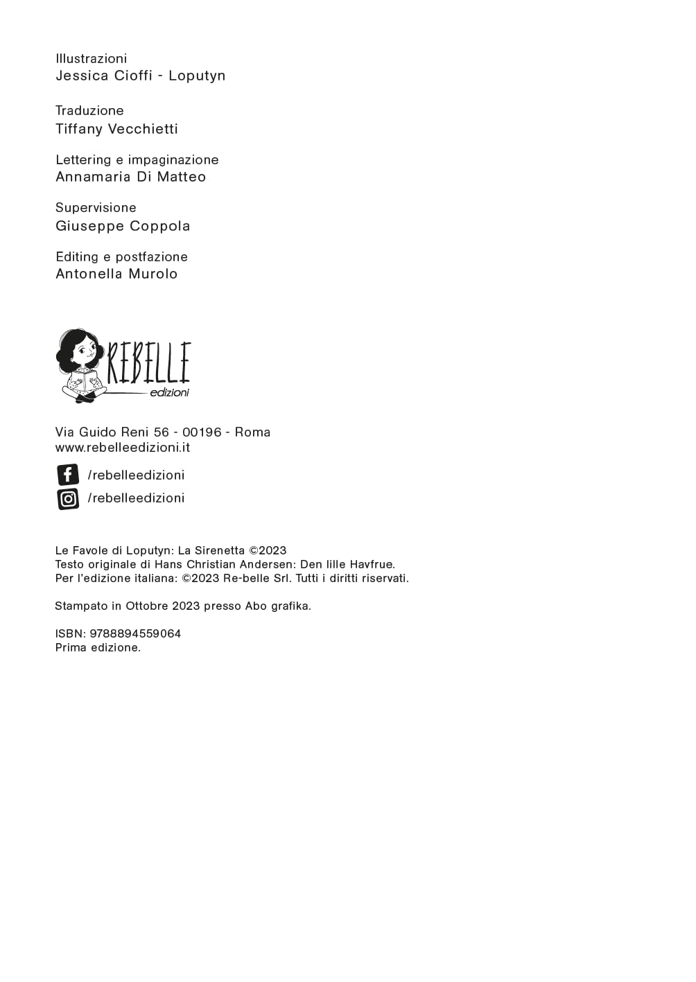 La sirenetta. Le favole di Loputyn. Ediz. a colori