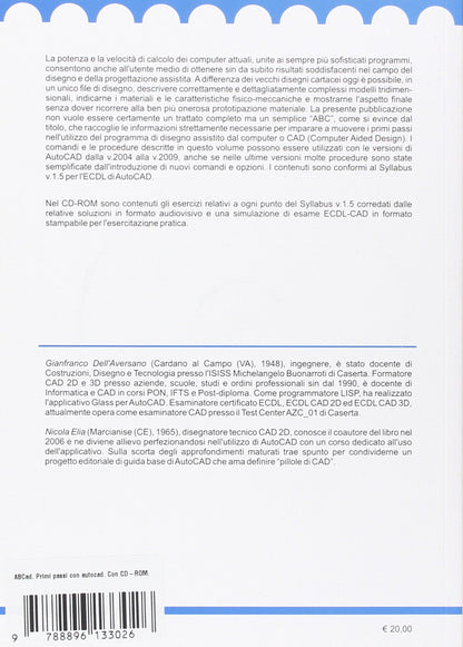 Ginafranco Dell`Aversano / Nicola Elia - Abcad. Primi Passi Con Autocad. Con Cd-Rom