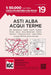 Carta N. 19 Asti, Alba, Acqui Terme 1:50.000. Carta Dei Sentieri E Dei Rifugi