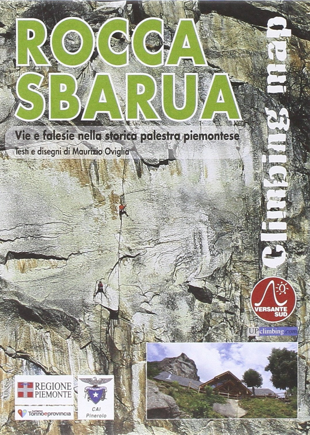 Rocca Sbarua. Climbing map