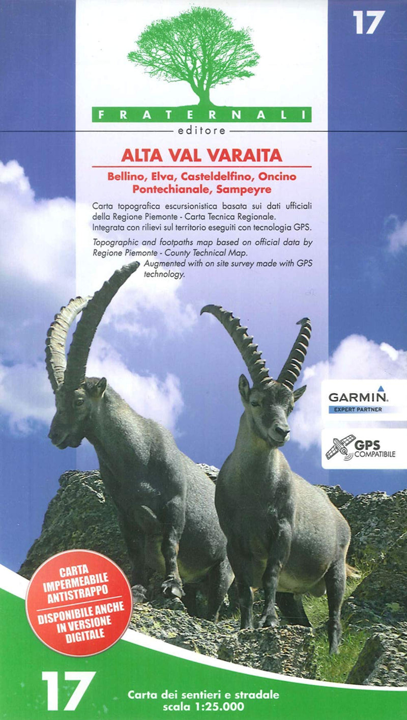 Carta n. 17. Alta val Varaita (La copertina può variare