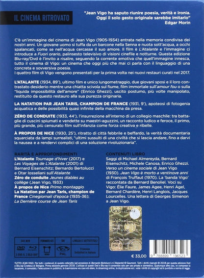 Tutto Jean Vigo. Con 2 Blu-ray. Con 3 DVD video