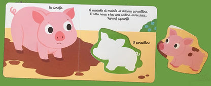 Nathalie Choux - I Cuccioli Della Fattoria. Stacca E Gioca. Ediz. A Colori
