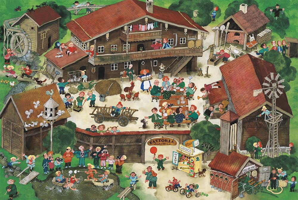 Ali Mitgutsch - La Fattoria. Libro-Affresco. Ediz. A Colori