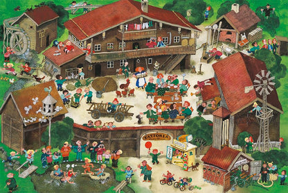 Ali Mitgutsch - La Fattoria. Libro-Affresco. Ediz. A Colori