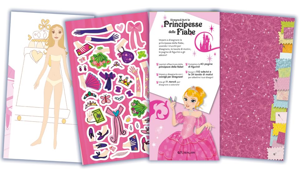 Lili Chantilly - Disegna E Vesti Le Ballerine. Fashion Girl. Con Adesivi. Ediz. A Colori. Ediz. A Spirale