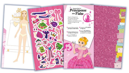 Lili Chantilly - Disegna E Vesti Le Ballerine. Fashion Girl. Con Adesivi. Ediz. A Colori. Ediz. A Spirale