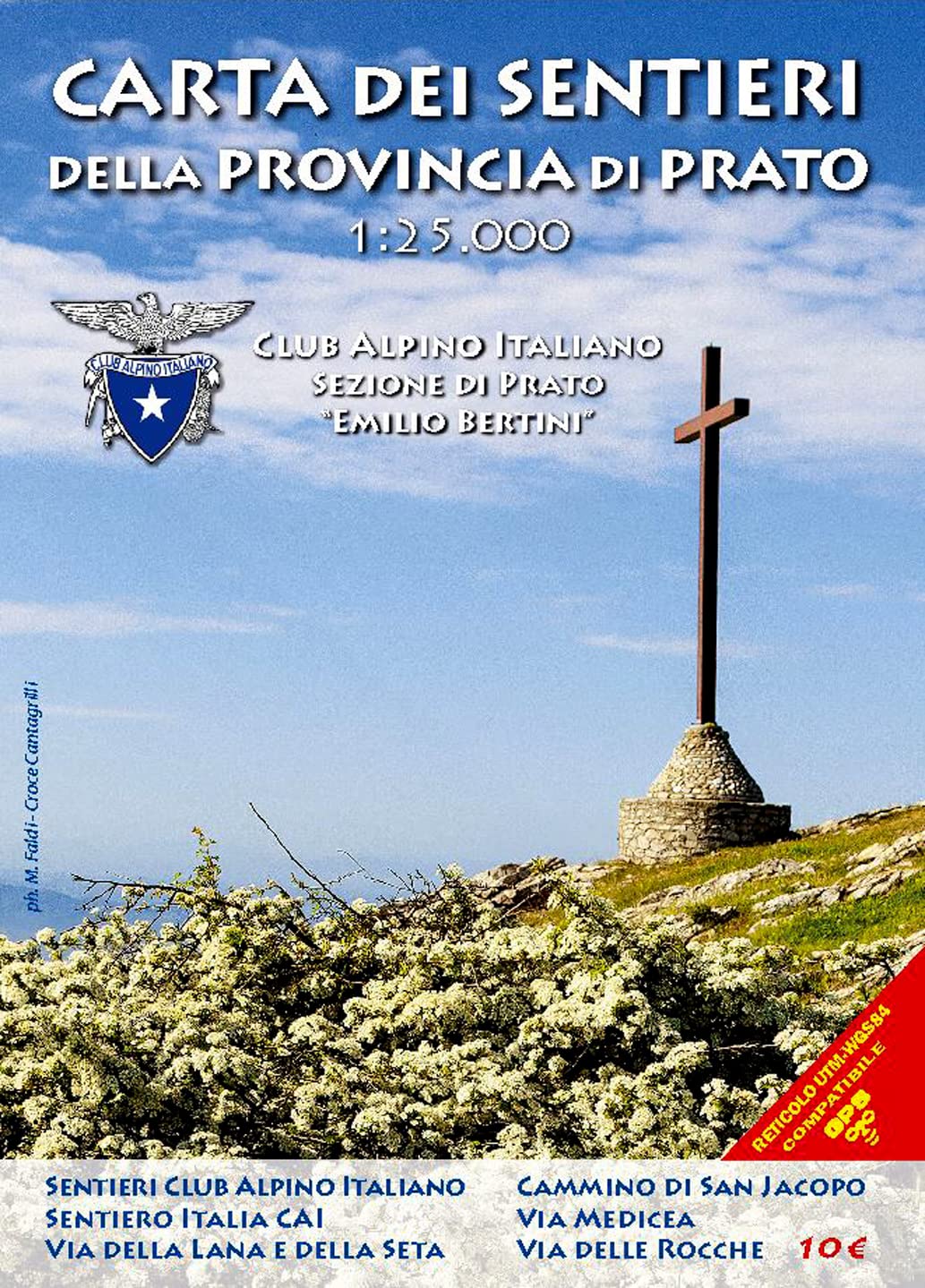 Carta dei sentieri della Provincia di Prato 1:25.000