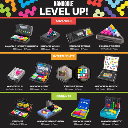 Learning Resources- Automático lógica Kanoodle Fusion Rompecabezas, Juego de Stem para niños de 7 años en adelante, Multicolor, Medium (EI-3082