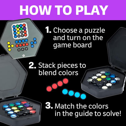 Learning Resources- Automático lógica Kanoodle Fusion Rompecabezas, Juego de Stem para niños de 7 años en adelante, Multicolor, Medium (EI-3082