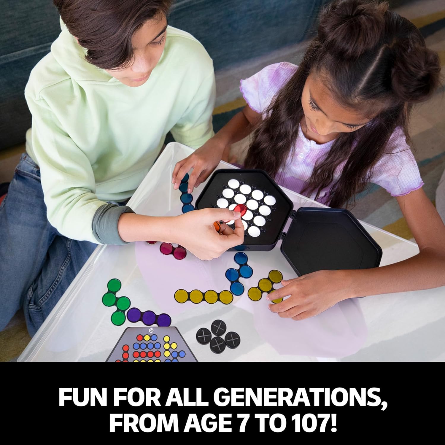 Learning Resources- Automático lógica Kanoodle Fusion Rompecabezas, Juego de Stem para niños de 7 años en adelante, Multicolor, Medium (EI-3082