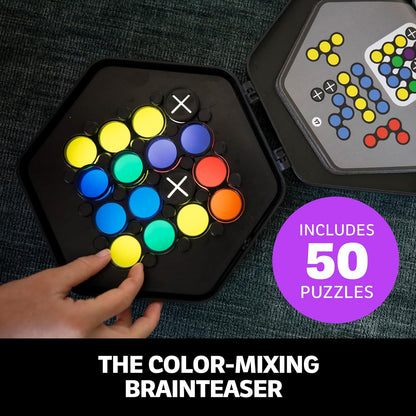 Learning Resources- Automático lógica Kanoodle Fusion Rompecabezas, Juego de Stem para niños de 7 años en adelante, Multicolor, Medium (EI-3082