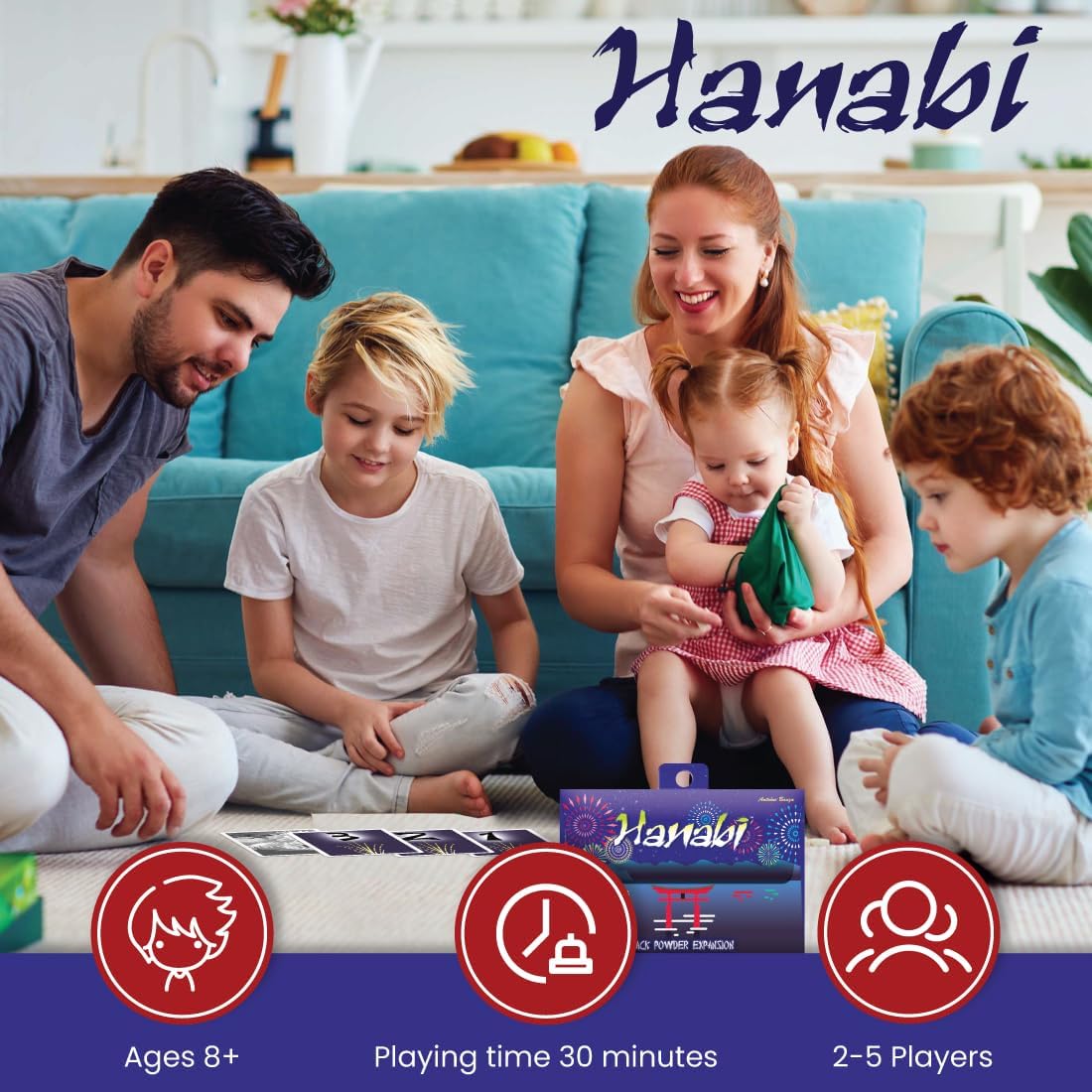 Expansion Pack for Hanabi Black Powder - Family Game