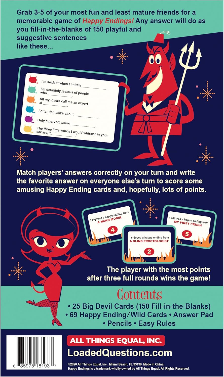 Happy Endings Adult Card Game