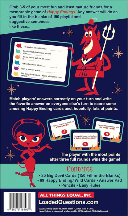 Happy Endings Adult Card Game