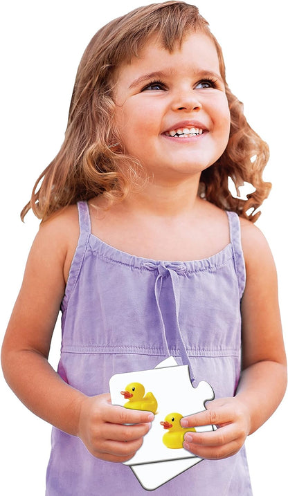 The Learning Journey Match It - Counting Memory Game For Kids - Helps Interactive Child Development, Problem-Solving and Counting Skills - Includes 30 Self-Correcting Puzzle Sets - For 4+ Years