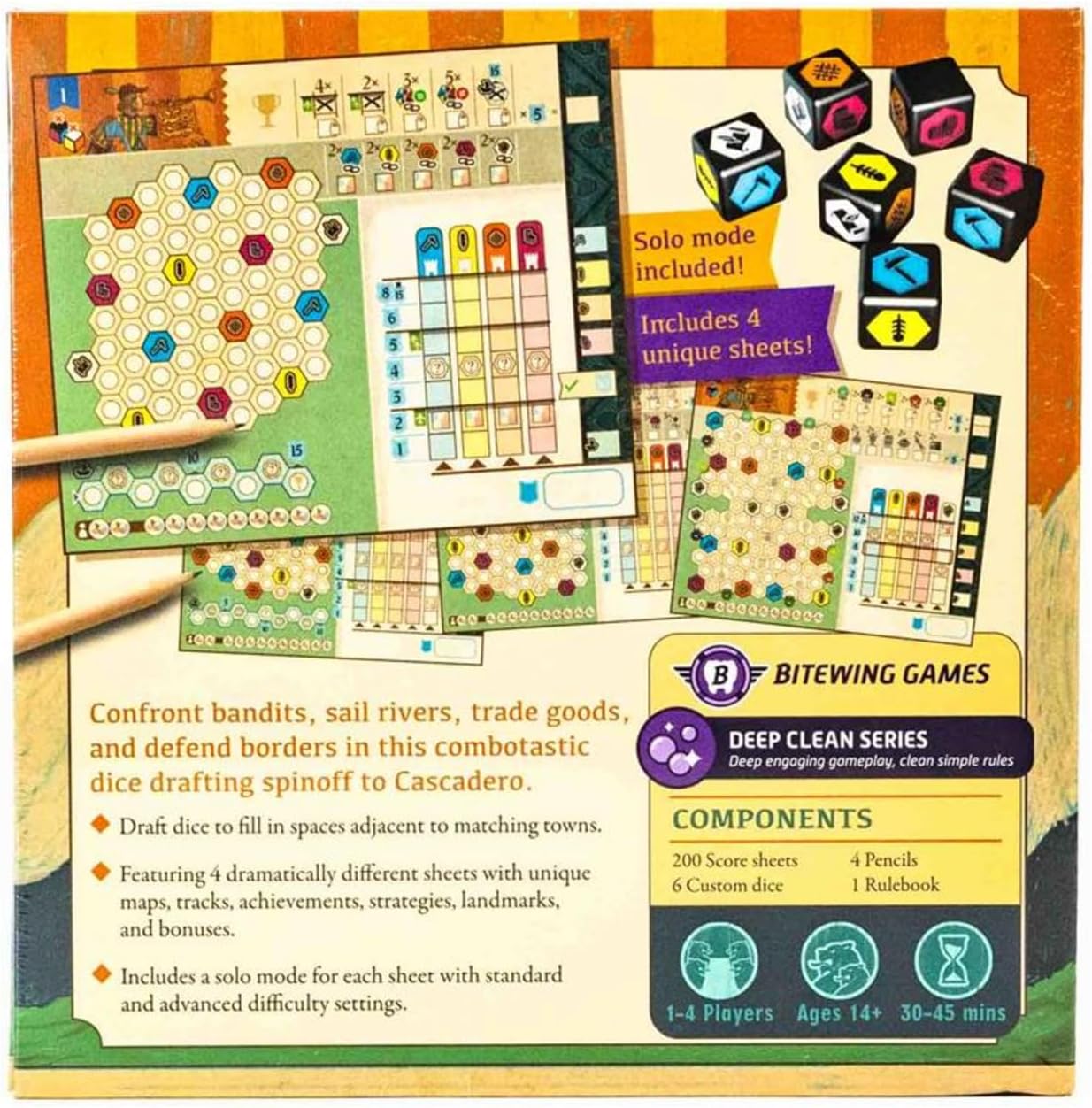 Bitewing Games Cascadito Base Game 1 to 4 Players - 30-45 Minutes Play Time