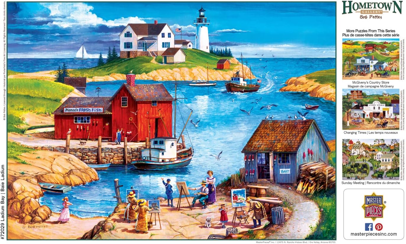 MasterPieces 1000 Piece Jigsaw Puzzle for Adults, Family, Or Kids - Ladium Bay - 19.25"x26.75"