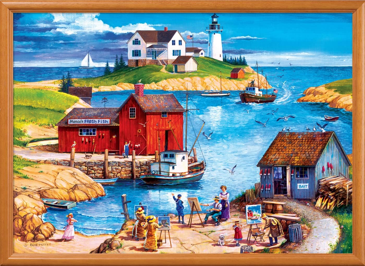 MasterPieces 1000 Piece Jigsaw Puzzle for Adults, Family, Or Kids - Ladium Bay - 19.25"x26.75"