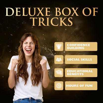 Marvin's Magic - Deluxe Box of Tricks | Executive Set of Magic Tricks | Magic Set for Beginner and Experienced Magicians | Magician Supplies Include Mystical Magic Cards, Dynamic Coins + More