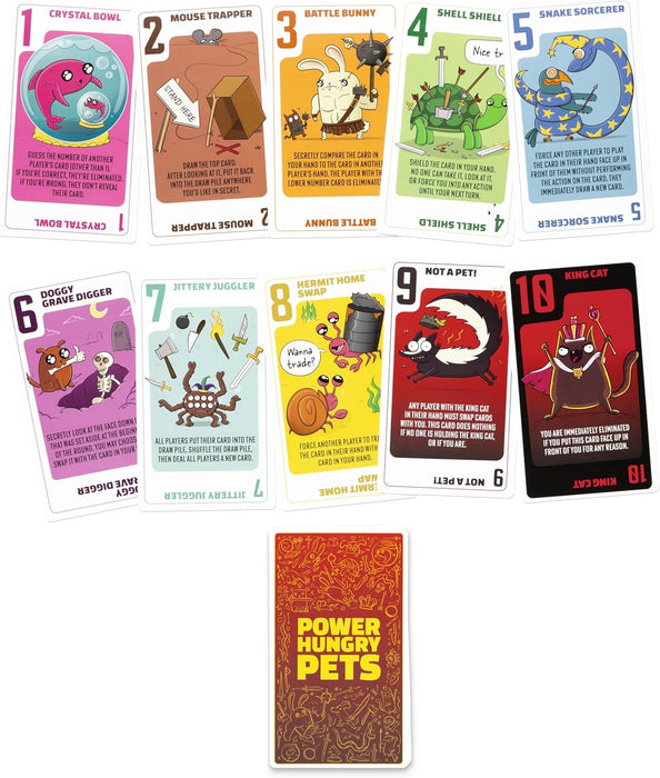 Exploding Kittens Presents Power Hungry Pets Tin
