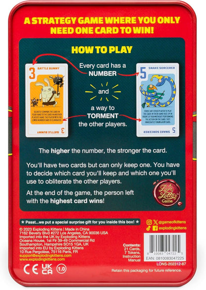 Exploding Kittens Presents Power Hungry Pets Tin