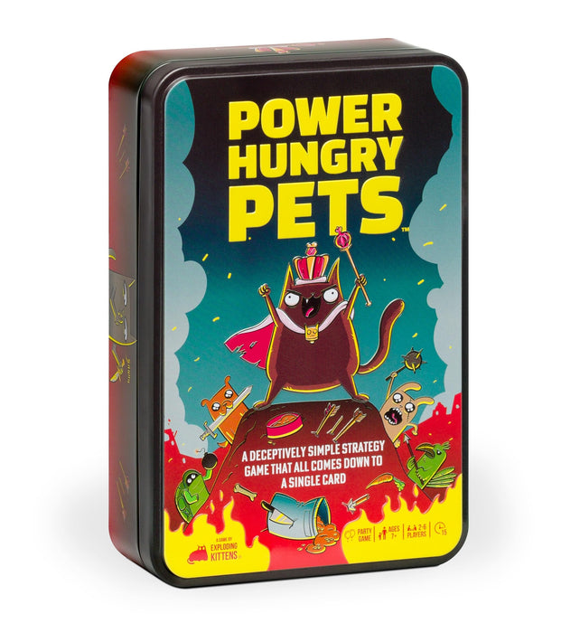 Exploding Kittens Presents Power Hungry Pets Tin