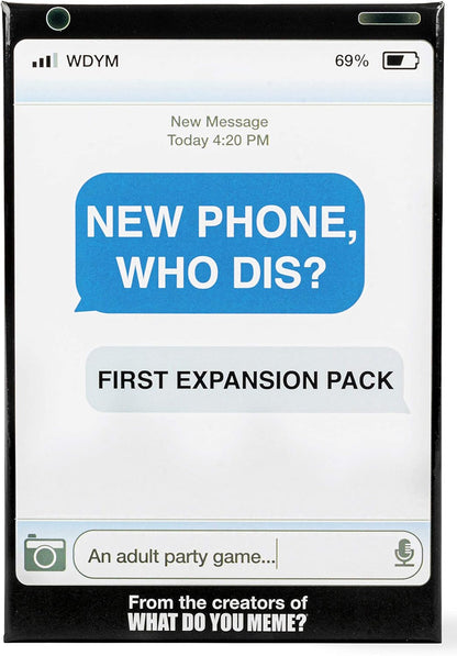 WHAT DO YOU MEME? Nuovo Phone, Who Dis? Expansion Pack - Progettato per essere aggiunto al nuovo telefono, Who Dis? Core Game