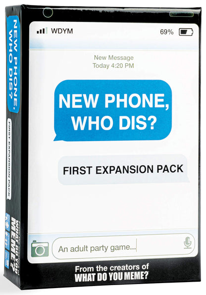 WHAT DO YOU MEME? Nuovo Phone, Who Dis? Expansion Pack - Progettato per essere aggiunto al nuovo telefono, Who Dis? Core Game